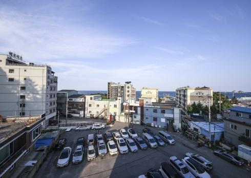 Lighthouse Beach Motel Sokcho Exteriör bild